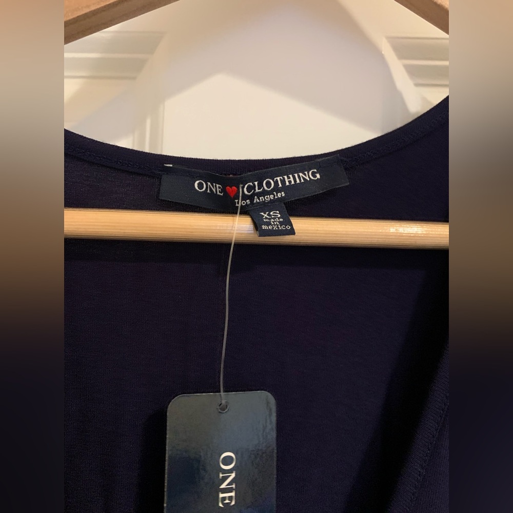 NWT Navy Romper - Picture 2 of 3